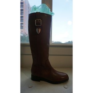 NWT Coach Brown Easton Riding Boots Size 6.5